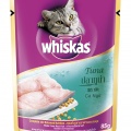 COMBO 12 GÓI WHISKAS TUNA 85GR - SỐT DÀNH CHO MÈO LỚN VỊ CÁ NGỪ 85GR