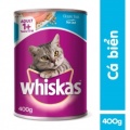 Thức Ăn Cho Mèo Whiskas Vị Cá Biển Lon 400g