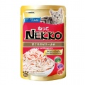 Sốt mèo Nekko cá ngừ phủ chả cá Nhật 70g | Tuna top kanikama