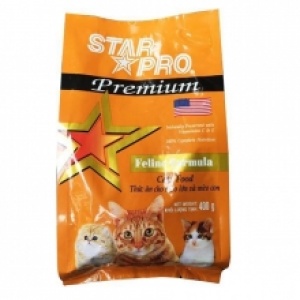 Thức ăn mèo của Mỹ STAR PRO gói 400gr