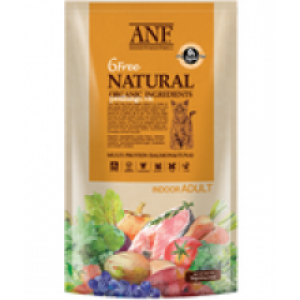 ANF Cat 6 Free Natural Indoor Adult | Hạt khô hữu cơ cho mèo ít vận động gói 1kg