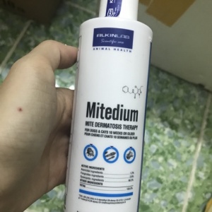 Sữa Tắm MITEDIUM Trị Viêm Da,Nấm Da,Ghẻ Cho Chó Mèo 200ml