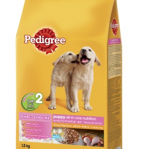 Thức Ăn Cho Chó Con Pedigree Vị Gà Và Trứng Dạng Túi 1.5kg