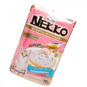 Nekko cá ngừ phủ tôm và sỏ biển có nước sốt 70g