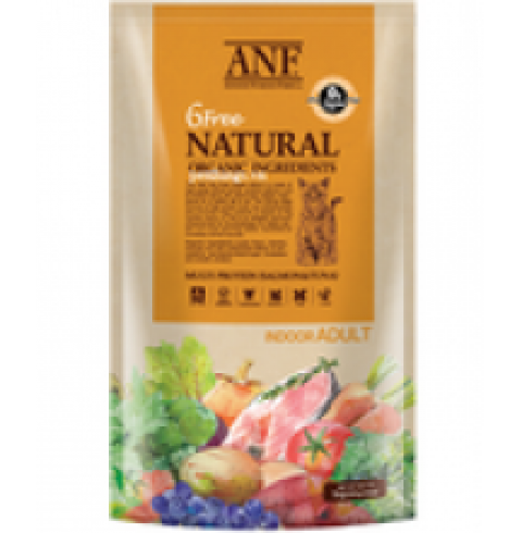 ANF Cat 6 Free Natural Indoor Adult | Hạt khô hữu cơ cho mèo ít vận động gói 1kg