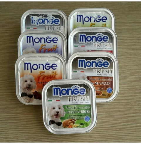 Combo 5 Hộp Pate Monge Cho Chó 100gr