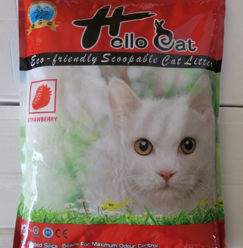 Cát vệ sinh cho mèo HELLO CAT 10 LÍT - hương dâu