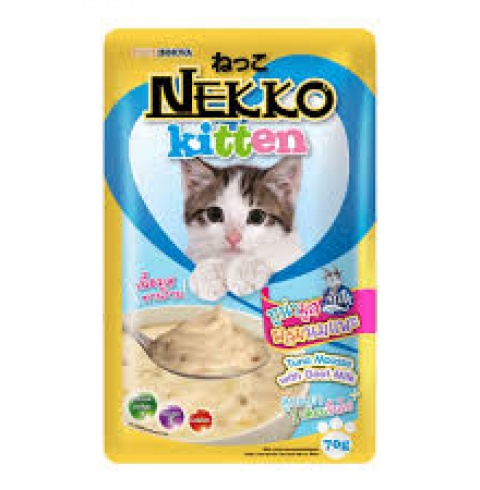 Nekko kitten vị cá ngừ và cá hồi 70gr