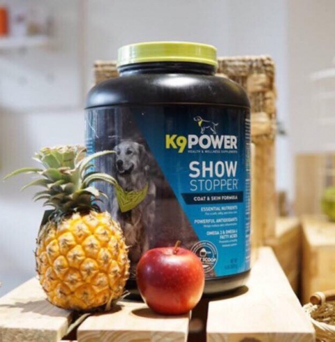 K9 Show Stopper -Bột dưỡng lông giúp làm dài và giảm rụng lông 1.8kg