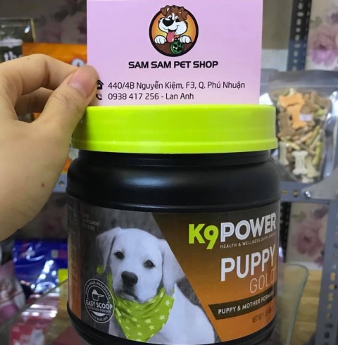 Bột tăng cân và dưỡng lông K9 PUPPY GOLD 