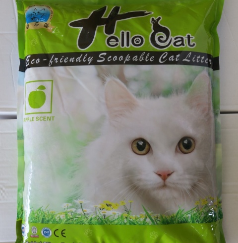 Cát vệ sinh cho mèo HELLO CAT 10 LÍT - hương táo