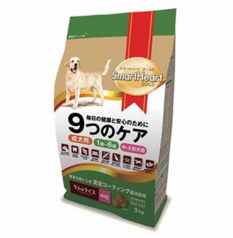 SmartHeart Gold® thịt cừu & gạo cho chó giống vừa & lớn GÓI 1KG