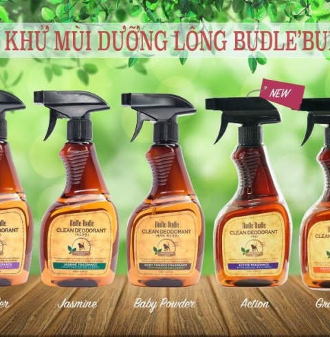 Xịt khử mùi dưỡng lông Budle’Budle